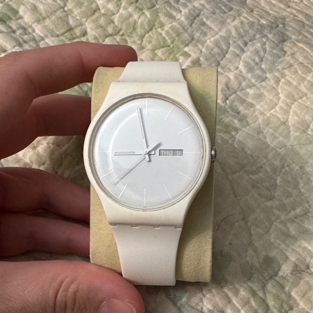 Swatch White Watch